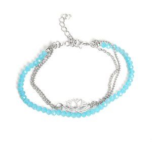 A LOTUS Like This - Blue Bracelet